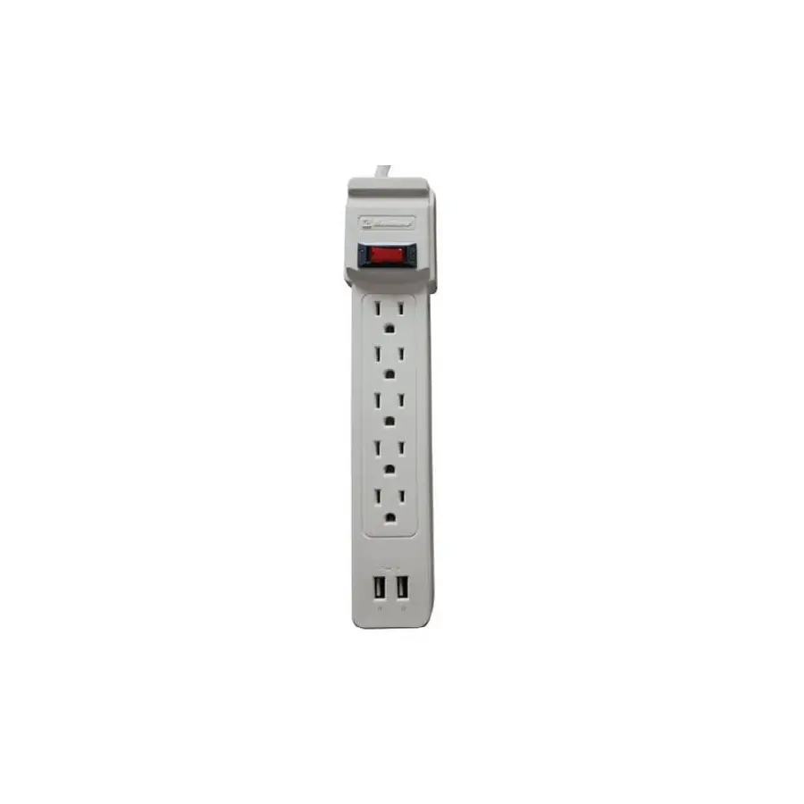SUPRESOR DE PICOS SS 550 USB 550 JOULES CON PUERTO USB PARA CARGA(00-5333-00-0)