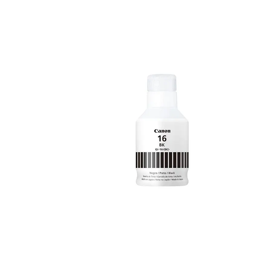 BOTELLA DE TINTA CANON GI-16 NEGRO 167 ML PARA GX7010GX6010 4408C001AA