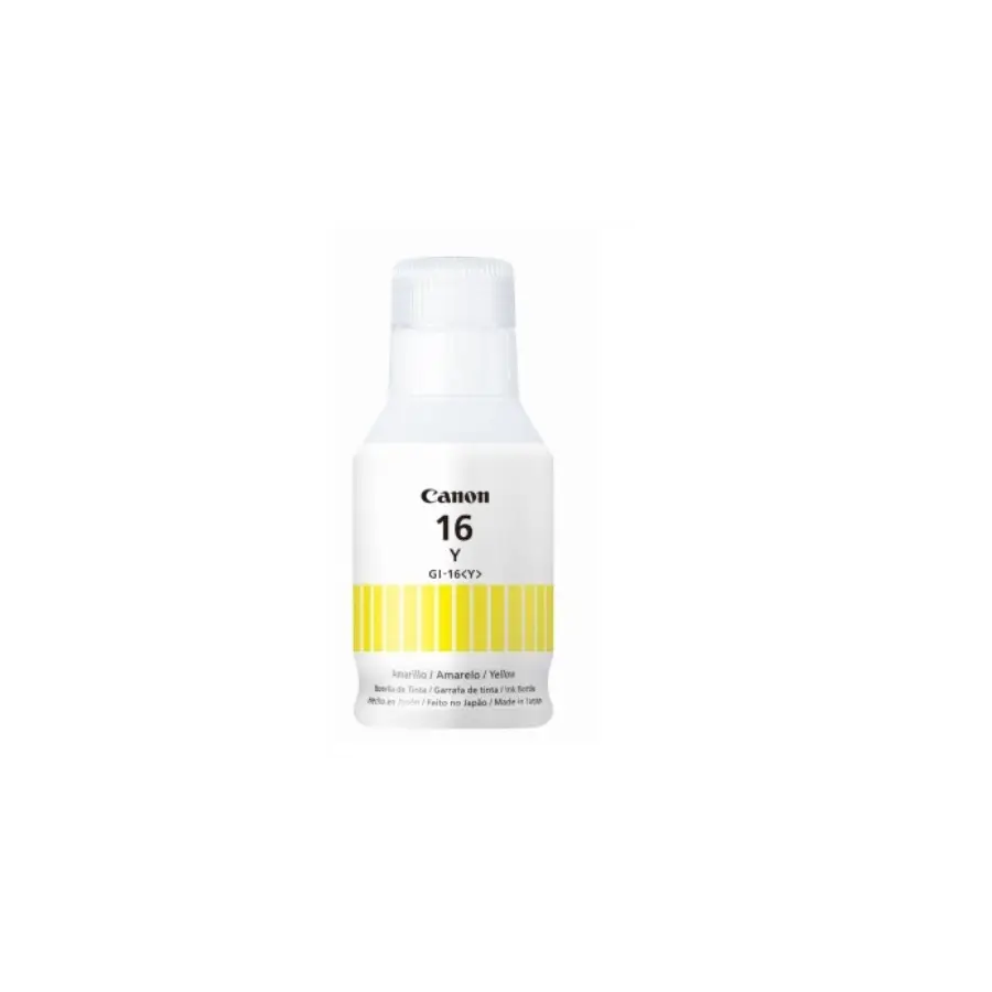 BOTELLA DE TINTA CANON GI-16 AMARILLO 167 ML PARA GX7010 4420C001AA