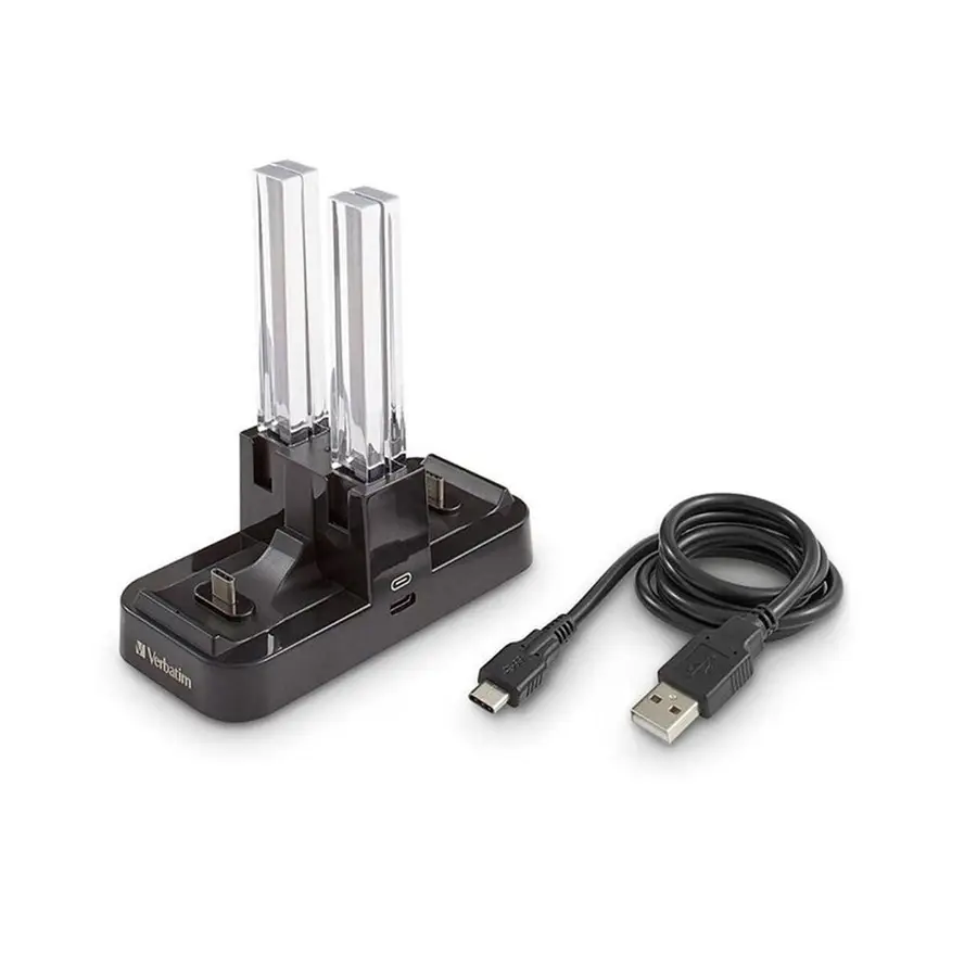 SOPORTE DE CARGA VERBATIM MULTICONTROL NINTENDO SWITCH VB99796