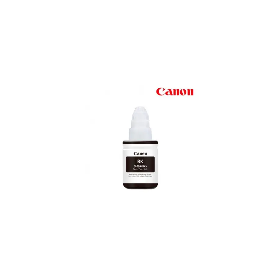 BOTELLA DE TINTA CANON GI-190 BK PARA PIXMA G110 0 G2100 G3100