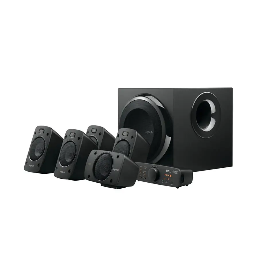 HOME THEATRE LOGITECH Z906 5.1 THX 3.5MM RCA COAX OP 500W (980-000474)