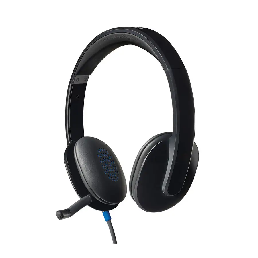 DIADEMA LOGITECH H540 STEREO USB PC MAC CHROME BLACK (981-000510)