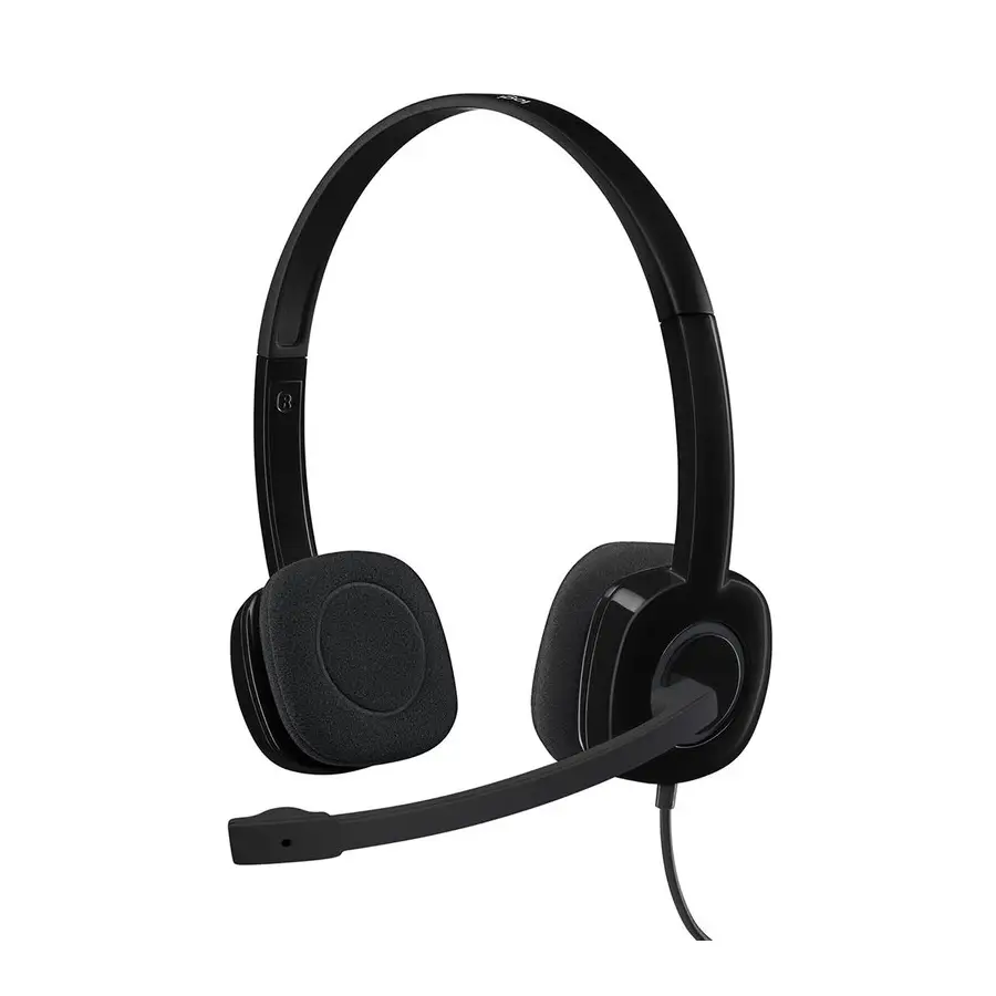 DIADEMA LOGITECH H151 STEREO 3.5MM PC MAC CHROME BLACK (981-000587)