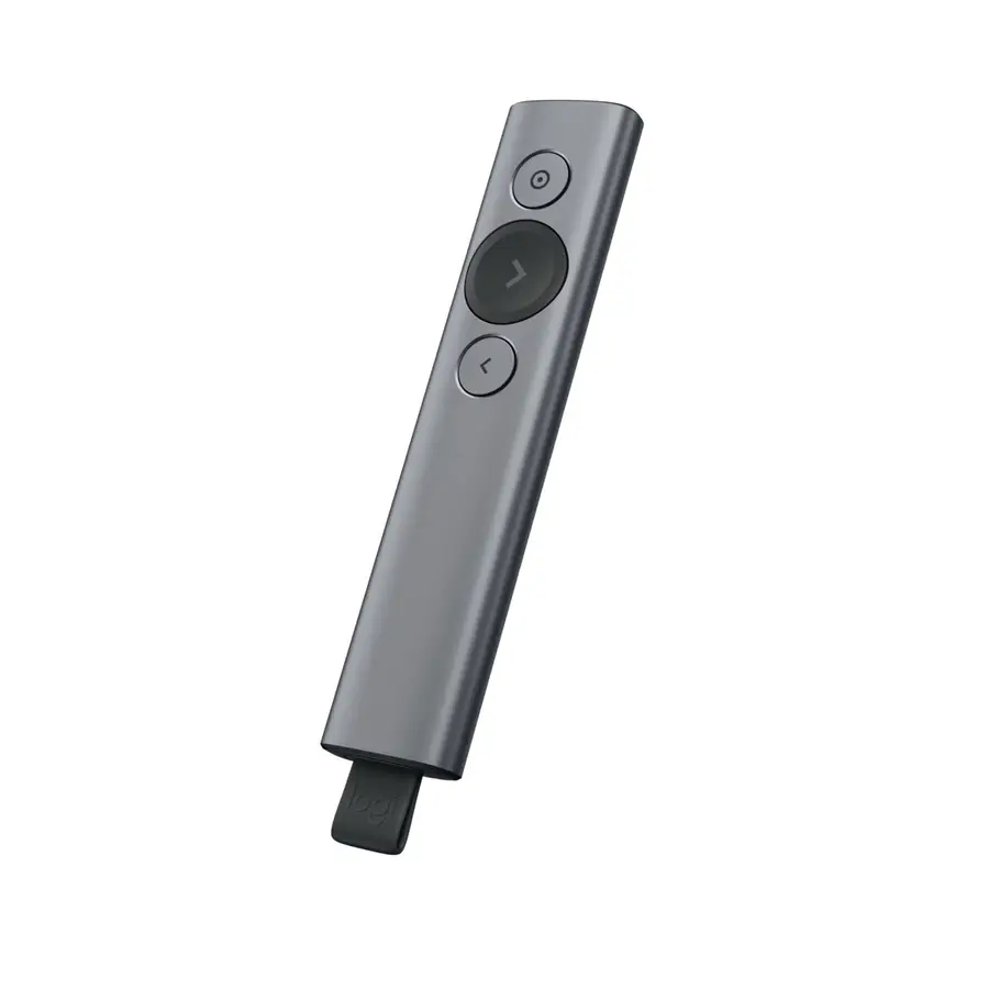 PRESENTADOR DIGITAL LOGITECH SPOTLIGHT USB BT 30 MTS GREY (910-005216)