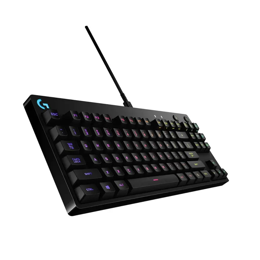 TECLADO LOGITECH PRO GAMING USB RGB LIGHTSYNC BLACK (920-009388)