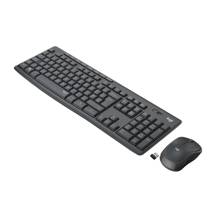 KIT LOGITECH MK295 TECLADO/MOUSE SILENT TOUCH USB BLACK (920-009792)