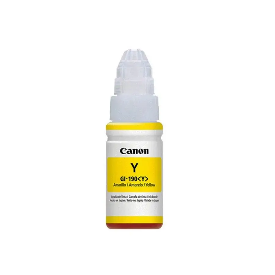 BOTELLA DE TINTA CANON GI-190 Y PARA PIXMA G1100 G2100 G3100 (0670C001AA/AB)