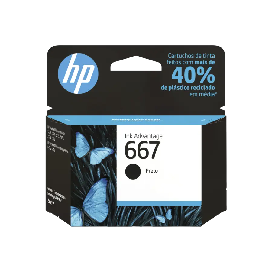 CARTUCHO HP 667 TRICOLOR INK ADVANTAGE 3YM78AL