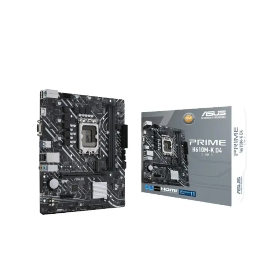 TARJETA MADRE ASUS PRIME H610M-K D4-CSM MATX/2XDDR4/HDMI/D-SUB/LGA1700