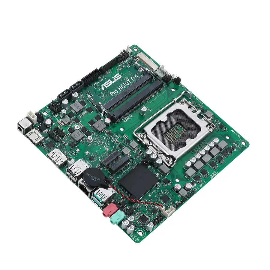 TARJETA MADRE ASUS PRO H610T D4-CSM 1700/HDMI/DP (REQUIERE ADAPTADOR CORRIENTE 19V)