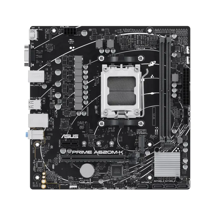 TARJETA MADRE ASUS PRIME A620M-K SOC AM5/DDR5/HDMI/VGA