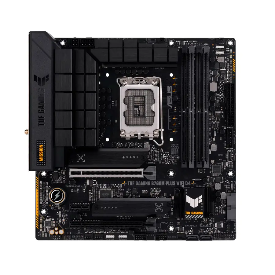 TARJETA MADRE ASUS TUF GAMING B760M-PLUS WIFI II SOC 1700/WIFI6E/DDR5/