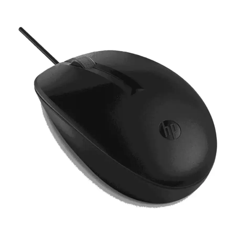 MOUSE OPTICO HP 125 CON CABLE USB-A 3 BOTONES 1200PPP NEGRO 1YW 265A9UT