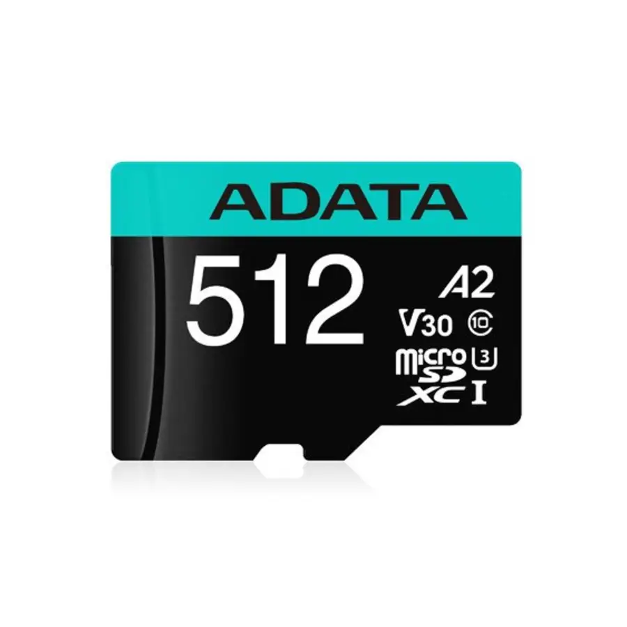 MEM MICROSDXC ADATA 512GB UHS-I U3 V30S A2 C/A AUSDX512GUI3V30SA2-RA1