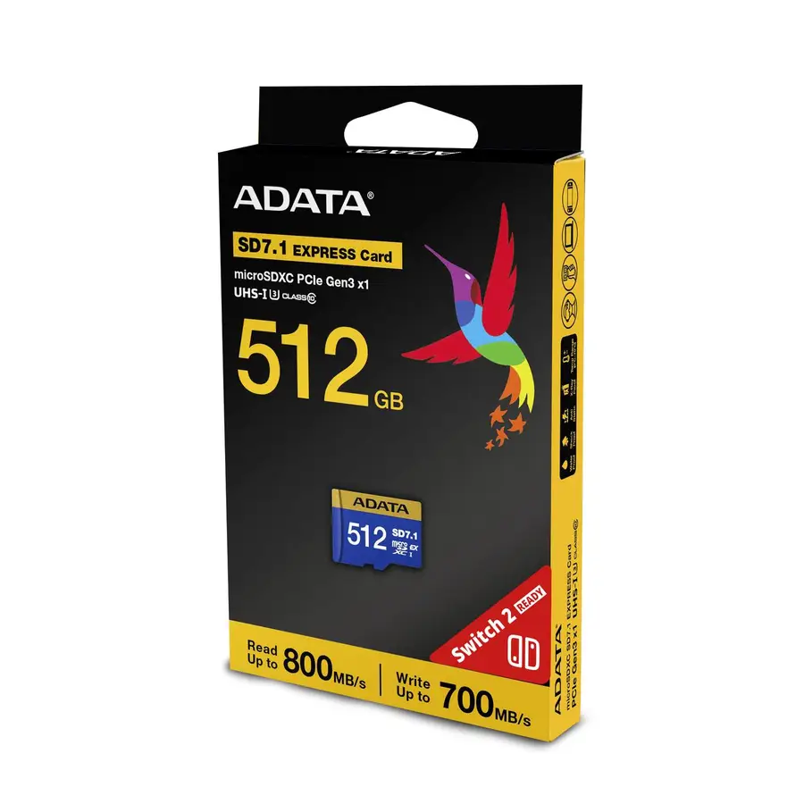 MEMORIA MICROSDXC ADATA PREMIER EXTREME 512GB SD7.1 (UD512GEX3L1-C)