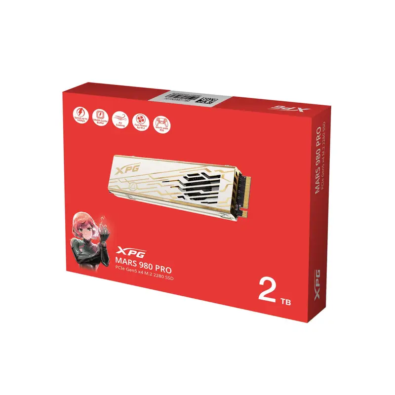 UNIDAD SSD M.2 XPG MARS 980 PRO PCIE GEN 5X4 2TB (SMAR-980P-2TCI)