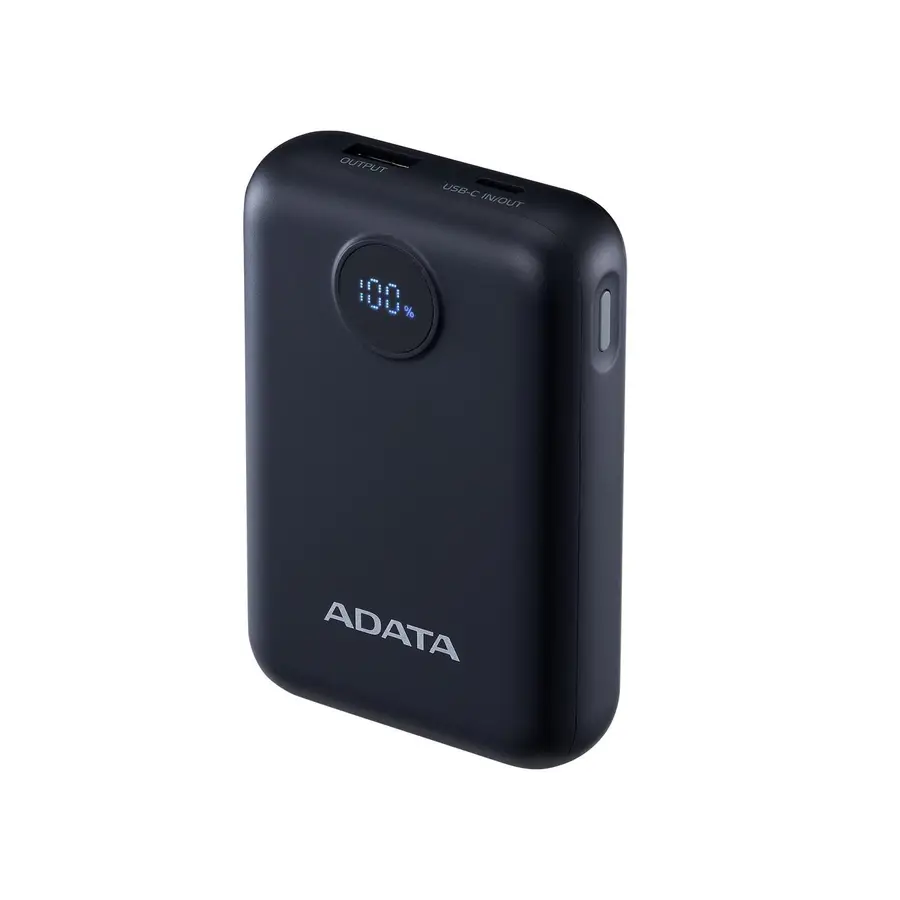 CARGADOR PORTATIL DIGITAL ADATA C100 TIPO C NEGRO (PC10022-12BK)