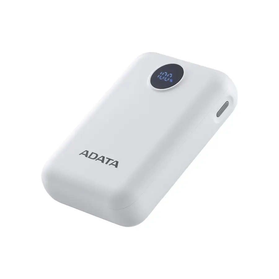 CARGADOR PORTATIL DIGITAL ADATA C100 TIPO C BLANCO (PC10022-12WH)