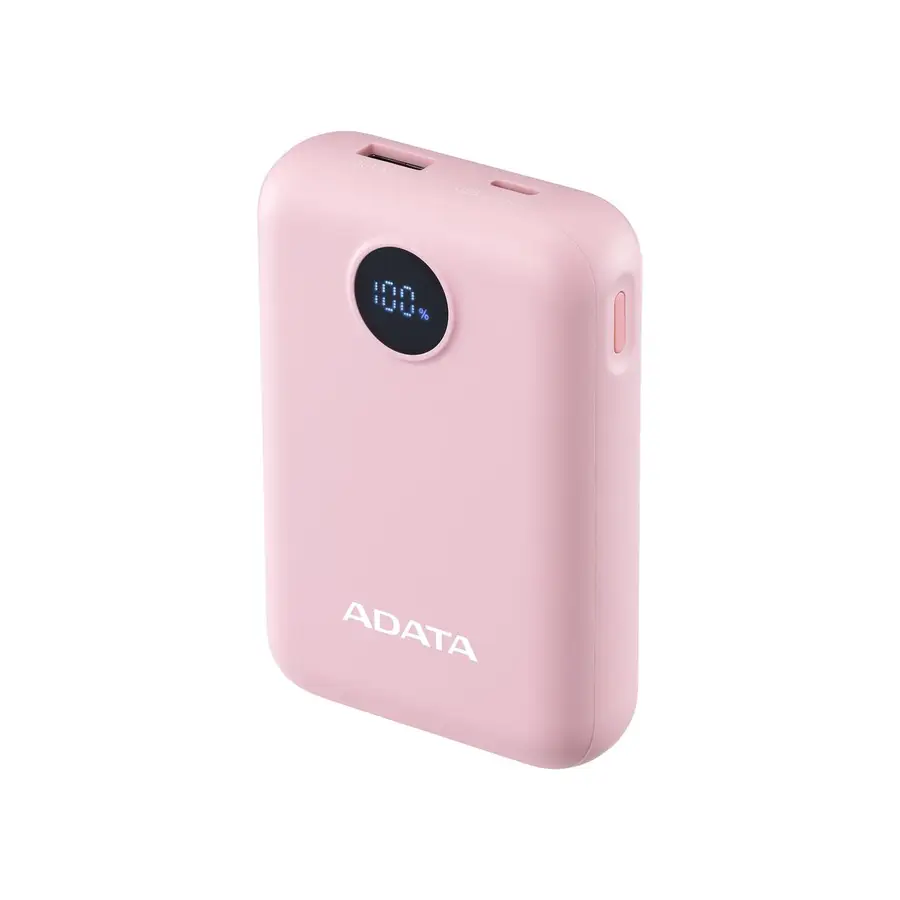 CARGADOR PORTATIL DIGITAL ADATA C100 TIPO C ROSA (PC10022-12PK)