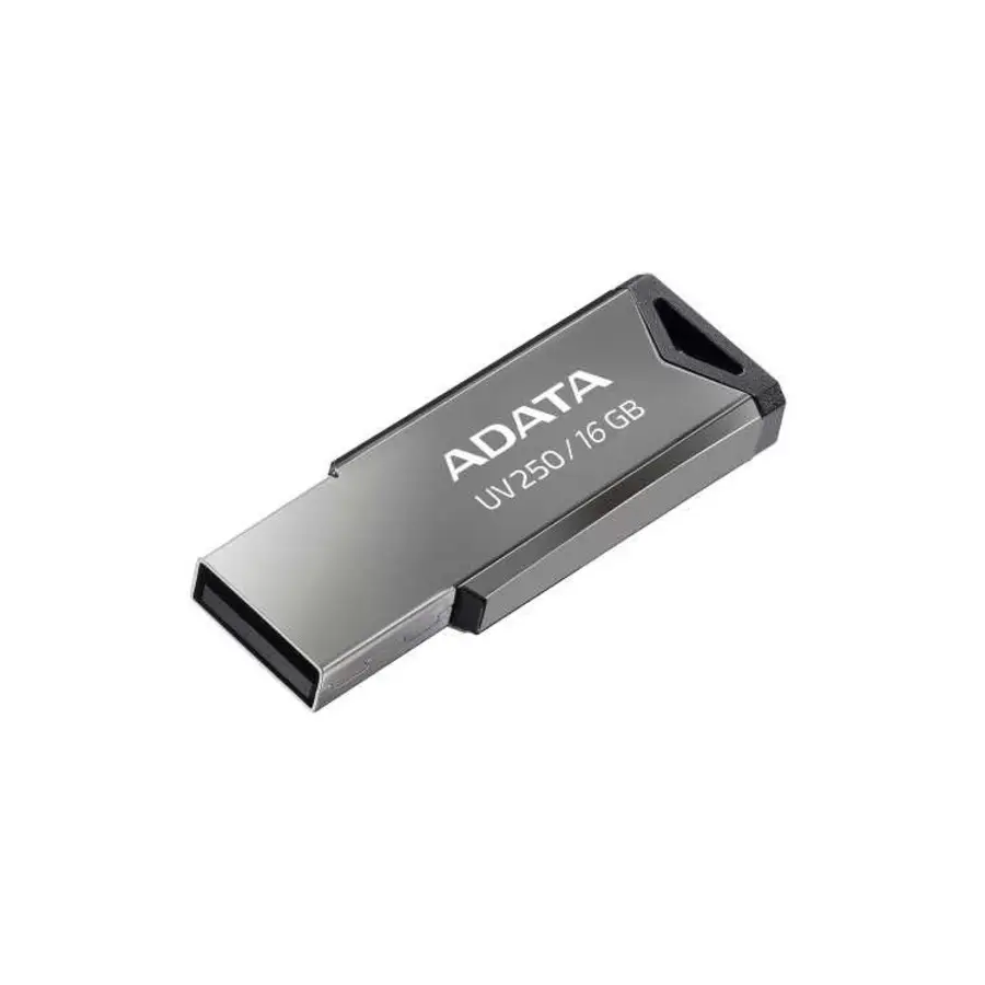 MEMORIA FLASH ADATA UV250 16GB USB 2.0 PLATA (AUV250-16G-RBK)