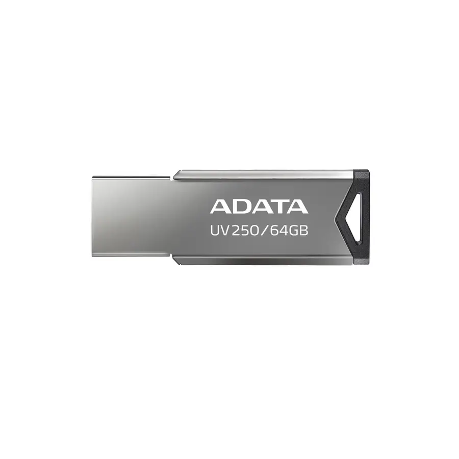 MEMORIA FLASH ADATA UV250 64GB USB 2.0 PLATA (AUV250-64G-RBK)
