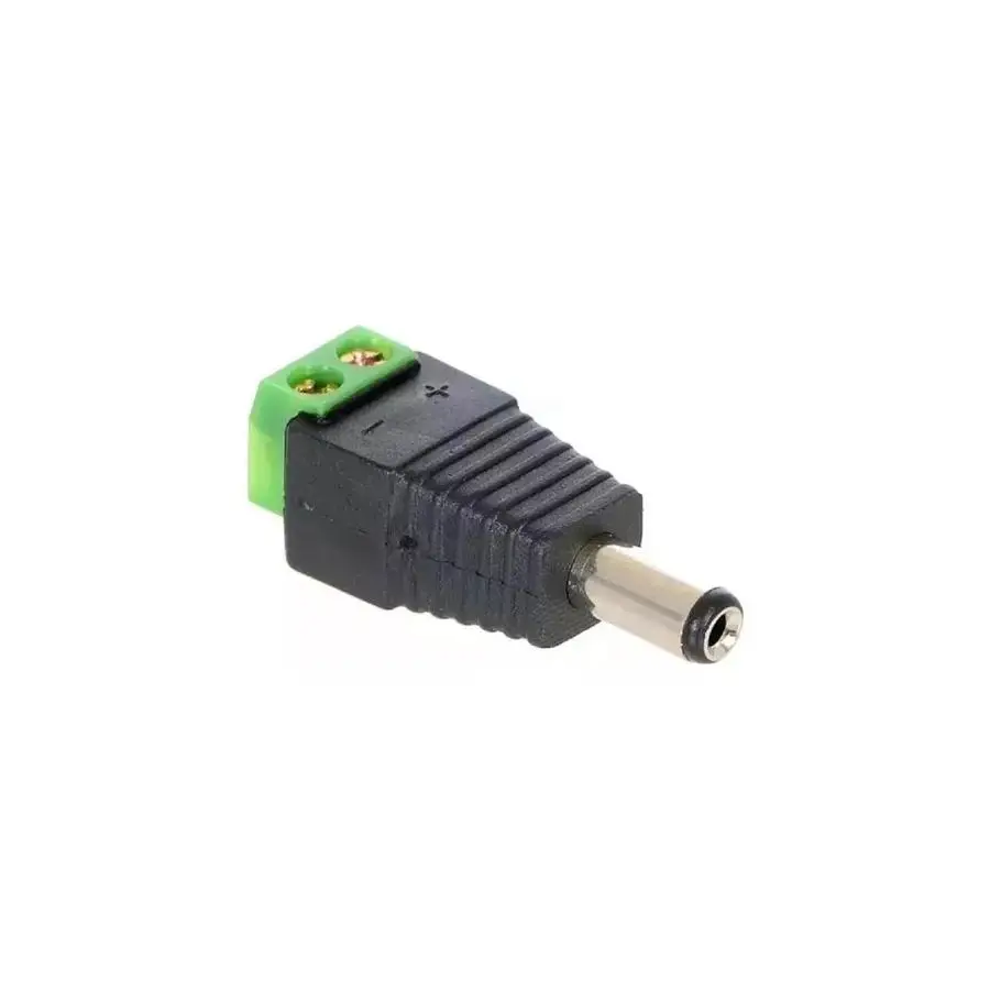 ADAPTADOR D ALIMENTACION P CAMARA DC MACHO PROVISION 10 PIEZAS PR-C08X10