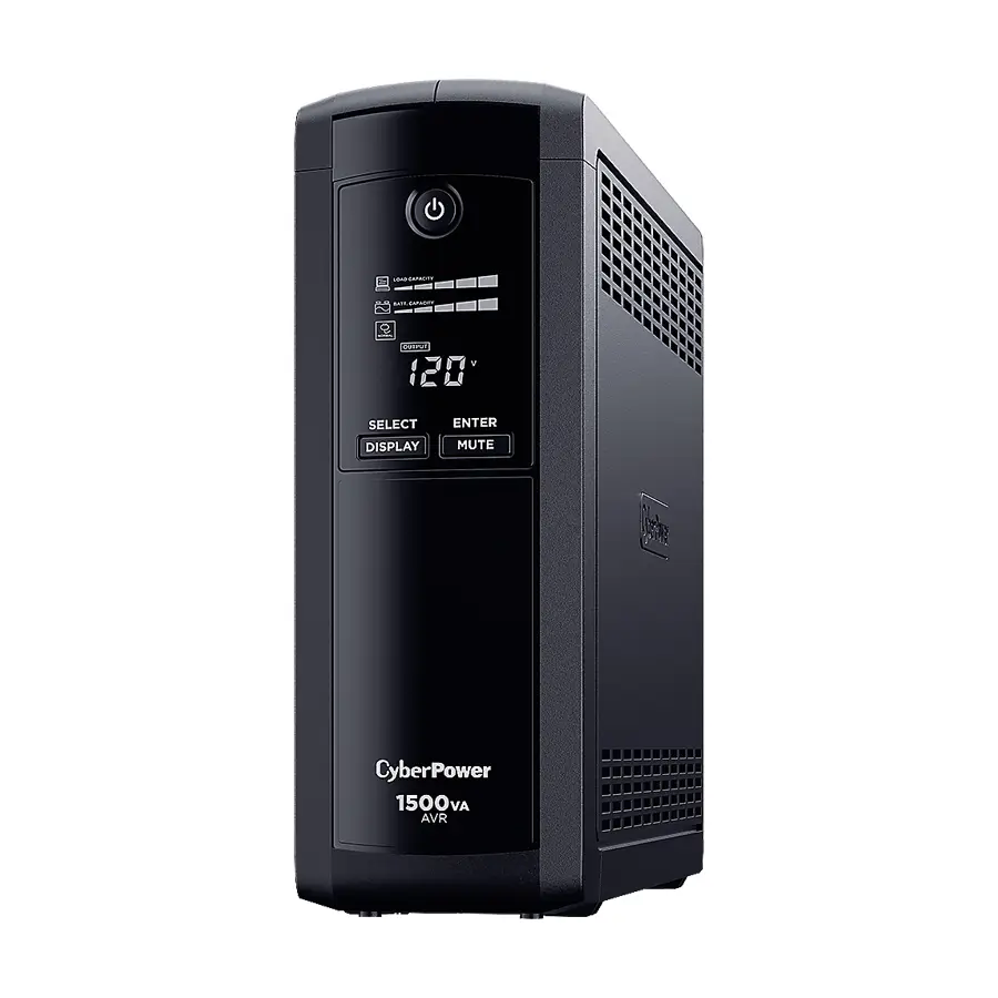 UPS/NO BREAK CYBERPOWER CP1500AVRLCDa 1500VA/900W LCD/AVR/ 12CONT