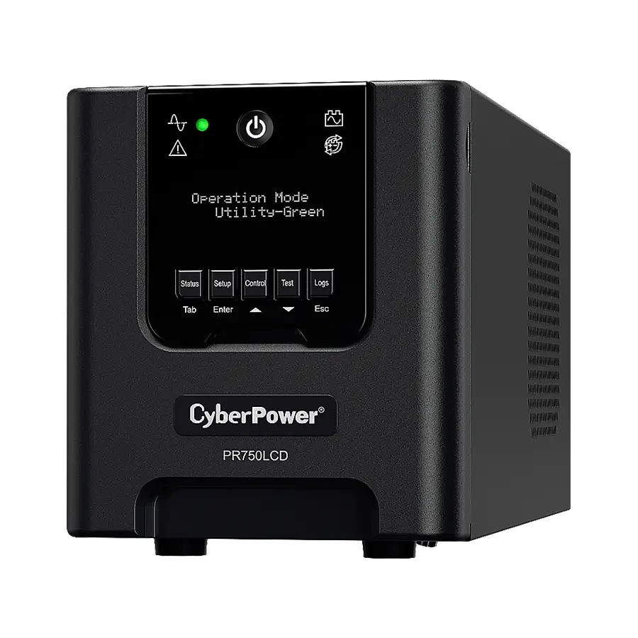 UPS/NO BREAK CYBERPOWER PR750LCD 750VA/525W ONDA SENOIDAL 6CONT