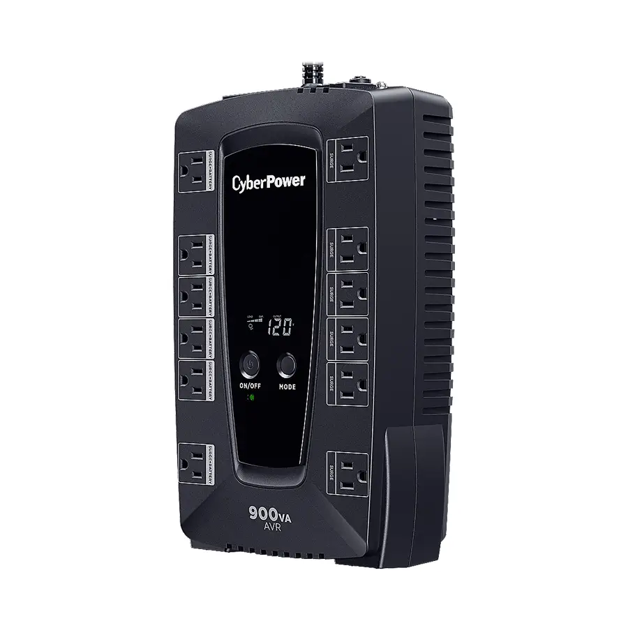UPS/NO BREAK CYBERPOWER AVRG900LCD 900VA/480W LCD/AVR/12CONT