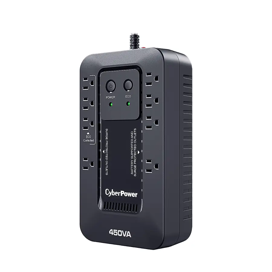 UPS/NO BREAK CYBERPOWER EC450G 450VA/260W STANDBY/8CONT/USB