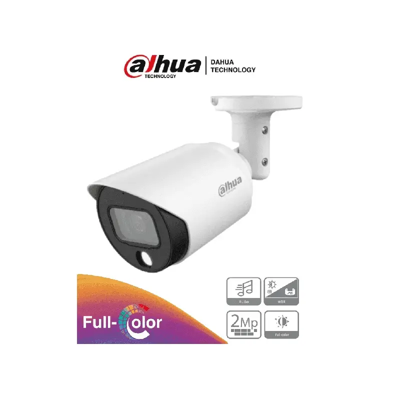 CAMARA DAHUA BALA FULL COLOR DE 2 MP/MIC(DH-HAC-HFW1239TN-A-LED-0360B)