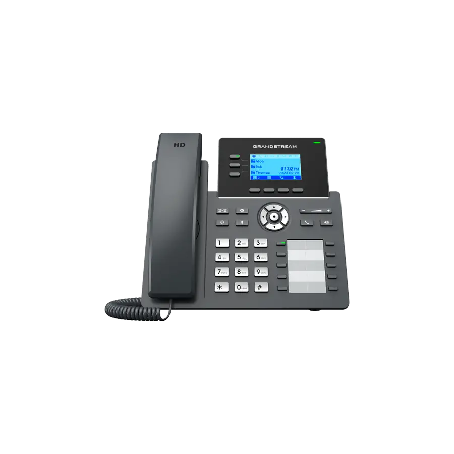 GRANDSTREAM TEL IP 2PTS GB 10/100/1000 PANT LCD EHS POE (GRP2604P)
