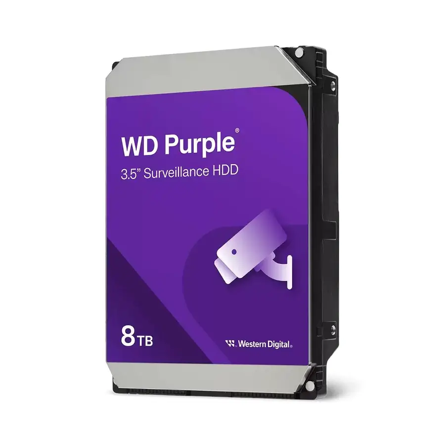 DISCO DURO INTERNO WD 8TB PURPLE 3.5" CCTV SATA 5640 RPM (WD85PURZ)