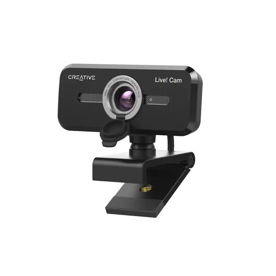 WEBCAM CREATIVE LABS LIV CAM SYNC 1080P V2 2MP 1920 X 1080 PIXELES USB 2.0 NEGRO