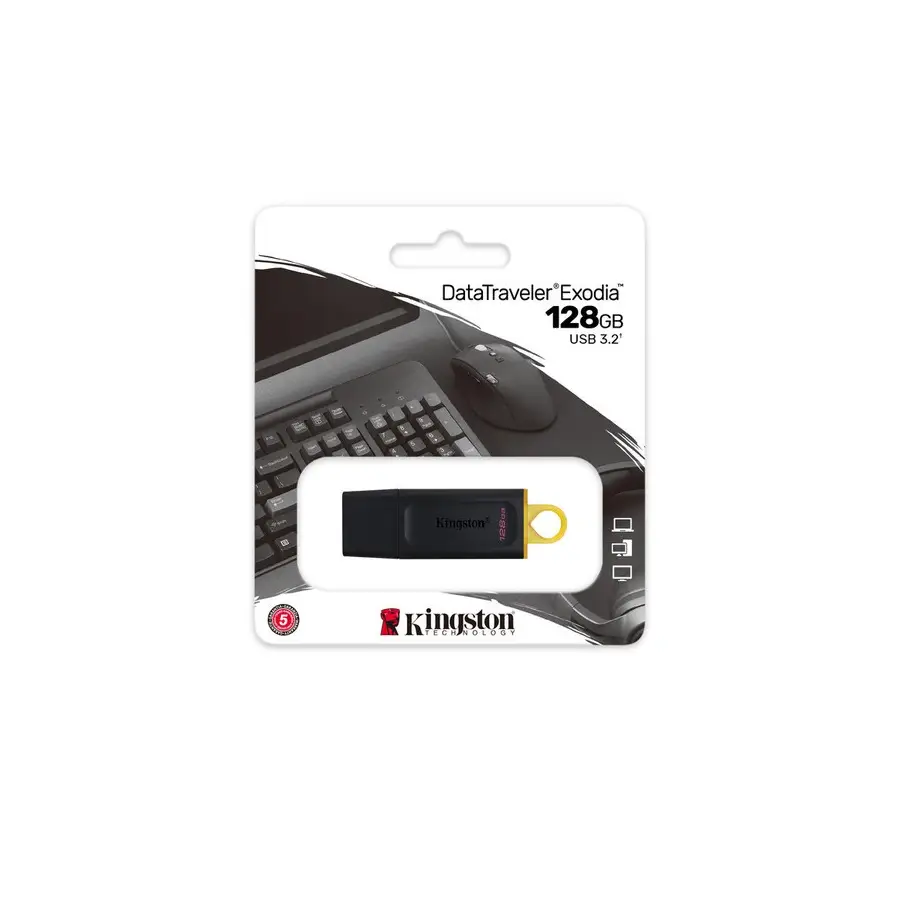 MEMORIA FLASH KINGSTON 128 GB USB 3.2 GEN 1 (DTX/128GB)