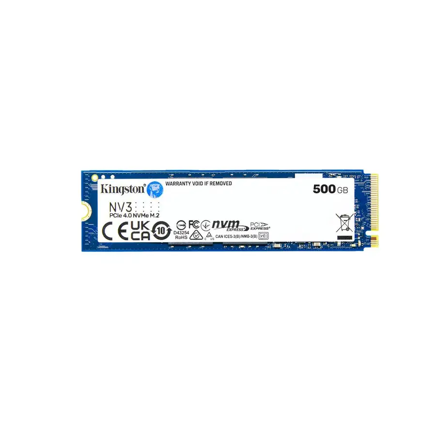 UNIDAD SSD KINGSTON NV3 500G M.2 2280 NVMe 6000MB/S (SNV3S/500G)