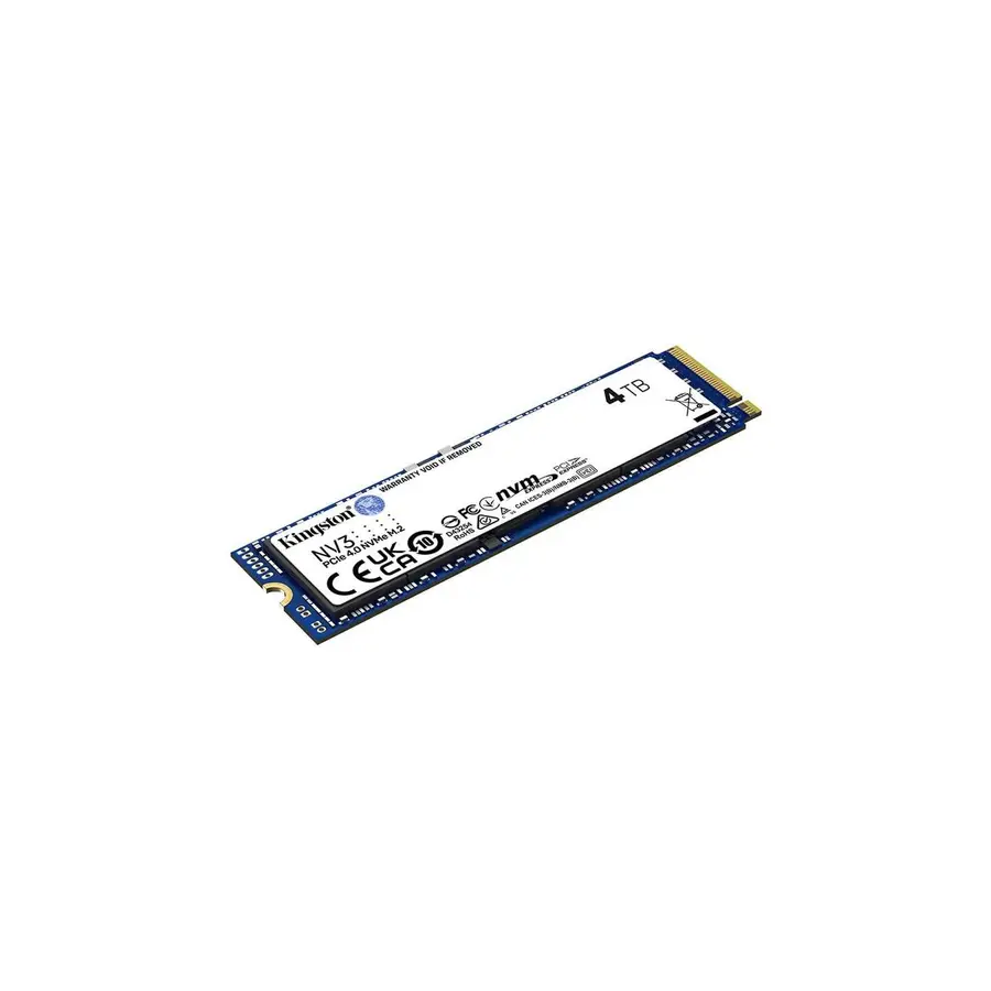 UNIDAD SSD KINGSTON NV3 4TB M.2 2280 NVMe 6000MB/S (SNV3S/4000G)