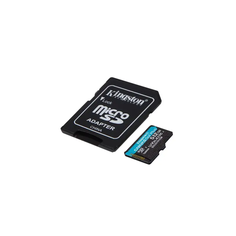 MEMORIA MICRO SDXC KINGSTON 512GB CANVAS GO PLUS GEN4 V30 (SDCG4/512GB)