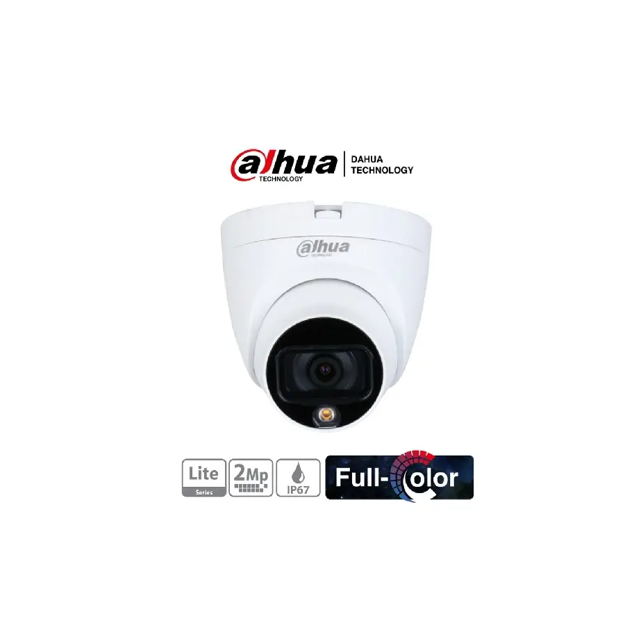 DAHUA CAMARA DOMO F.C. 2MP/ LENTE 2.8(DH-HAC-HDW1209TLQN-LED-0280B)