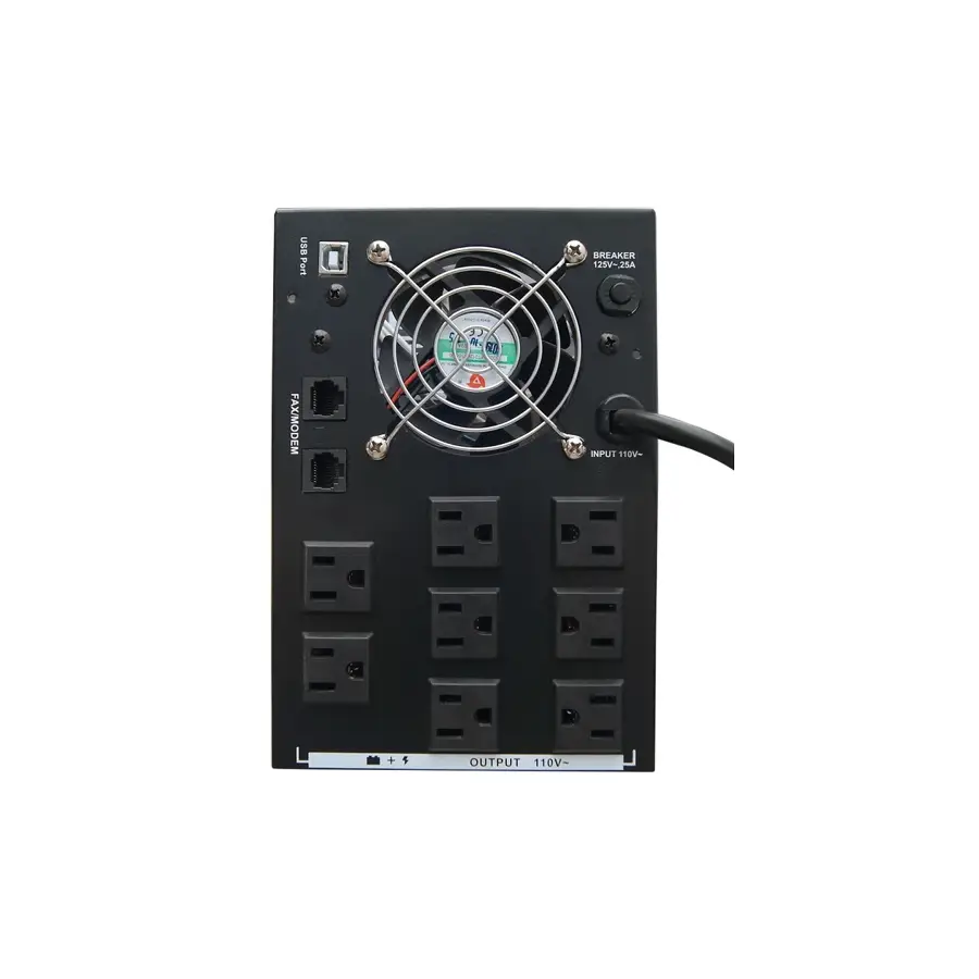 NO BREAK/UPS VICA 3000VA/1800W 8 TOMAS, RJ45 PANTALLA LCD (S 3000)