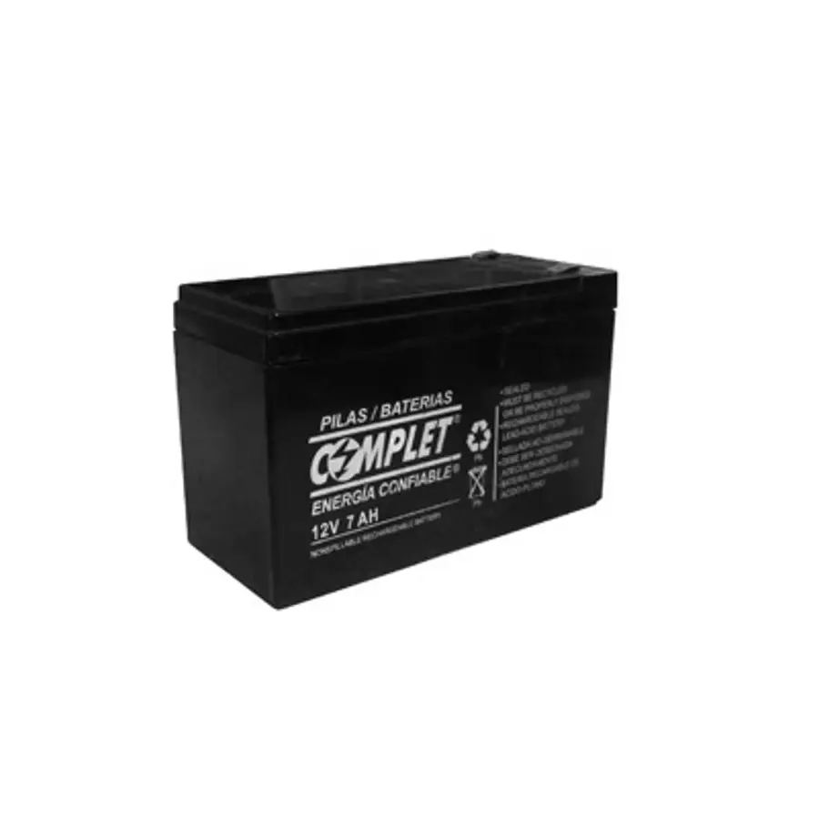 BATERIA DE REEMPLAZO COMPLET CEI-1-006 12V/7AH LIBRE DE MANTENIMIENTO