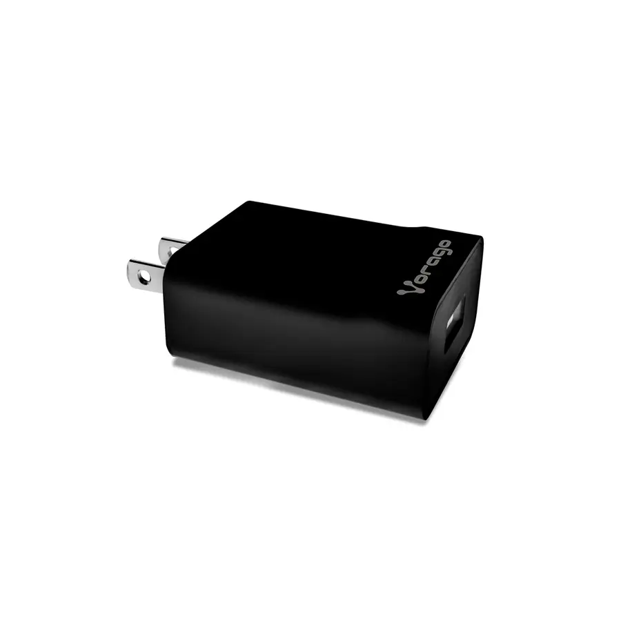 CARGADOR DE PARED VORAGO FAST CHARGE 3.0A 1XUSB-A NEGRO AU-302-BK