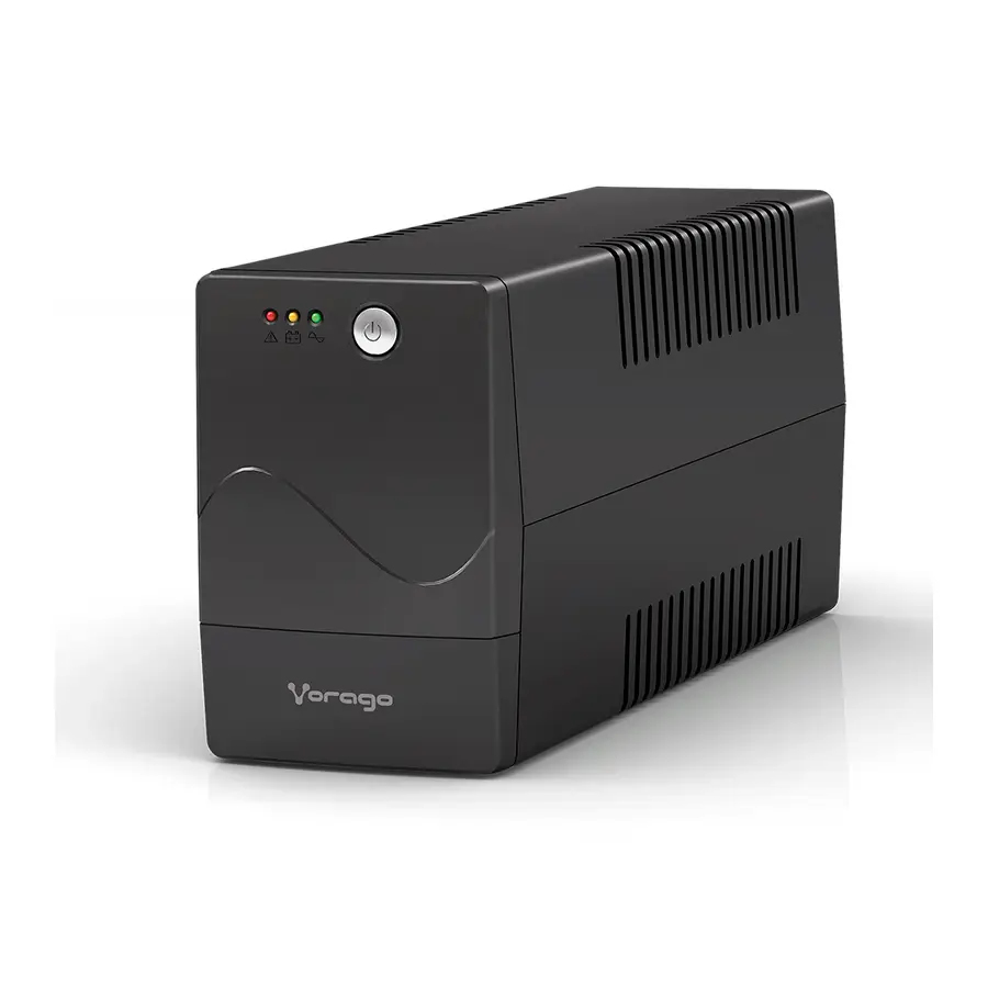 NOBREAK VORAGO 800 VA 480W 6 CONTACTOS CON RESPALDO NEGRO UPS-301