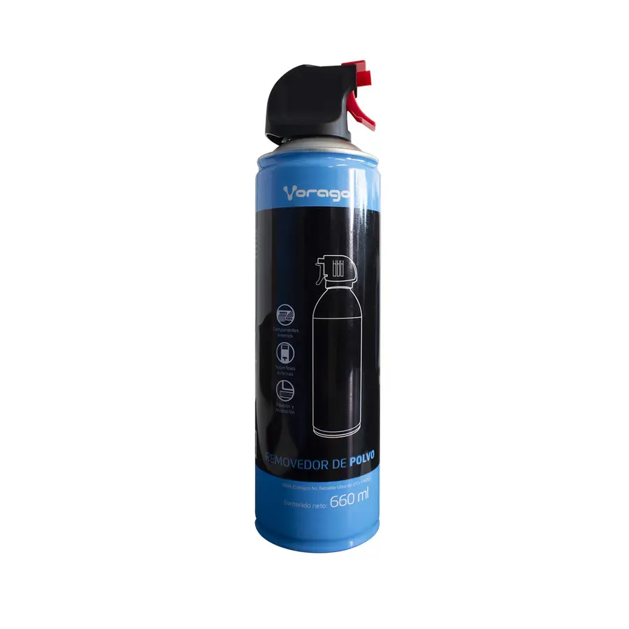 AIRE COMPRIMIDO VORAGO 660 ML NO FLAMABLE 100% ECOLOGICO CLN-300
