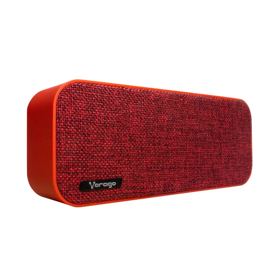 BOCINA VORAGO BLUETOOTH / MSD / USB / 3.5MM TELA ROJO BSP-150 RD