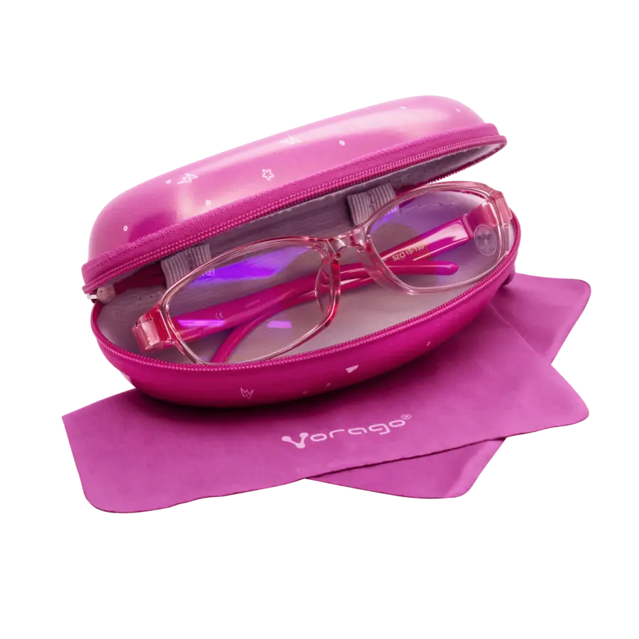 LENTES PARA PC/TABLET VORAGO KG-200, KIDS, ANTI BLUE LIGHT, ESTUCHE, R