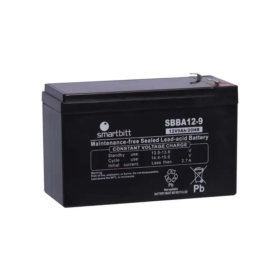 BATERIA MARCA SMARTBITT 12V/9AH (SBBA12-9 / SBBA9-12)