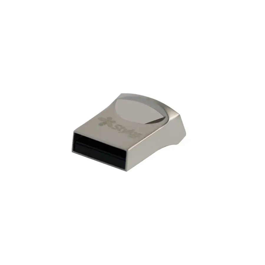 MEMORIA USB STYLOS 32 GB ST125 FLASH 2.0 METAL MINI PLATA STMUS41S