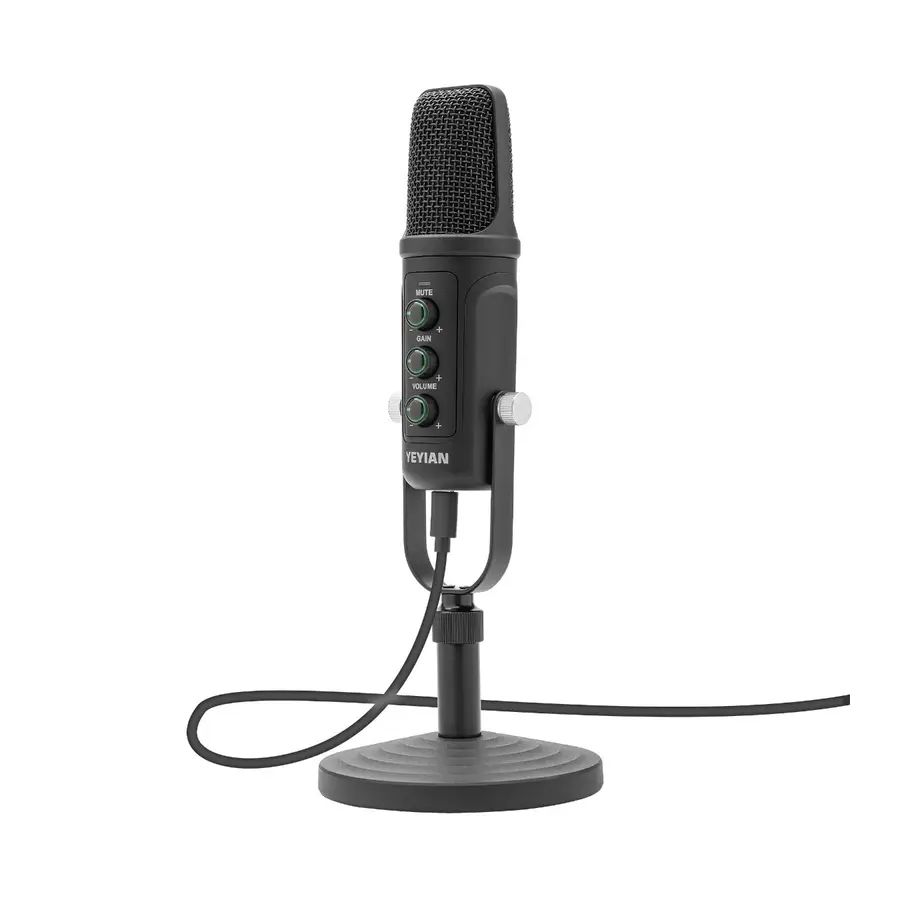 KIT MICROFONO CONDENSADOR USB YEYIAN YSA-UCHQ-01 AGILE NL NEGRO
